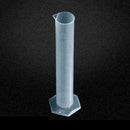 500ml Measuring Cylinder Plastic Graduated Laboratory Test H2L7 Liquid Too P4O1