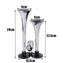 Truck Air Horn 12V 150db Loud Car Horn Trumpet Kit S6J5 Train For Trucks G0O8