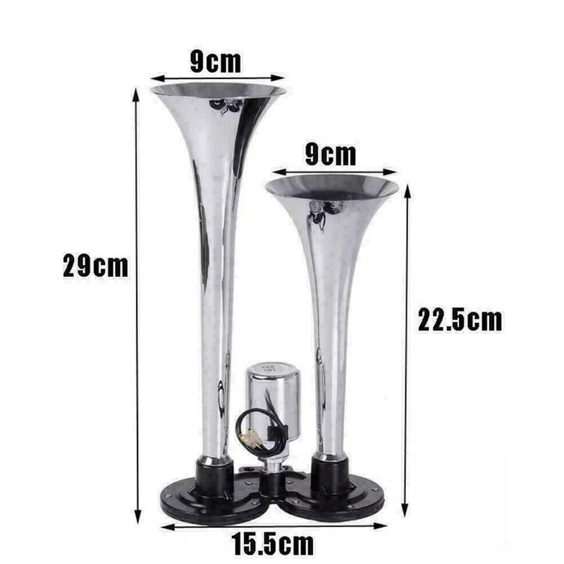 Truck Air Horn 12V 150db Loud Car Horn Trumpet Kit S6J5 Train For Trucks G0O8