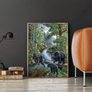 Animal 5D DIY Full Round Drill Diamond Painting Home Decor Manual Art Beadwor