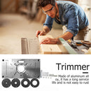 Router Table Insert Plate Woodworking Trimming Machine Flip Board Ring Set