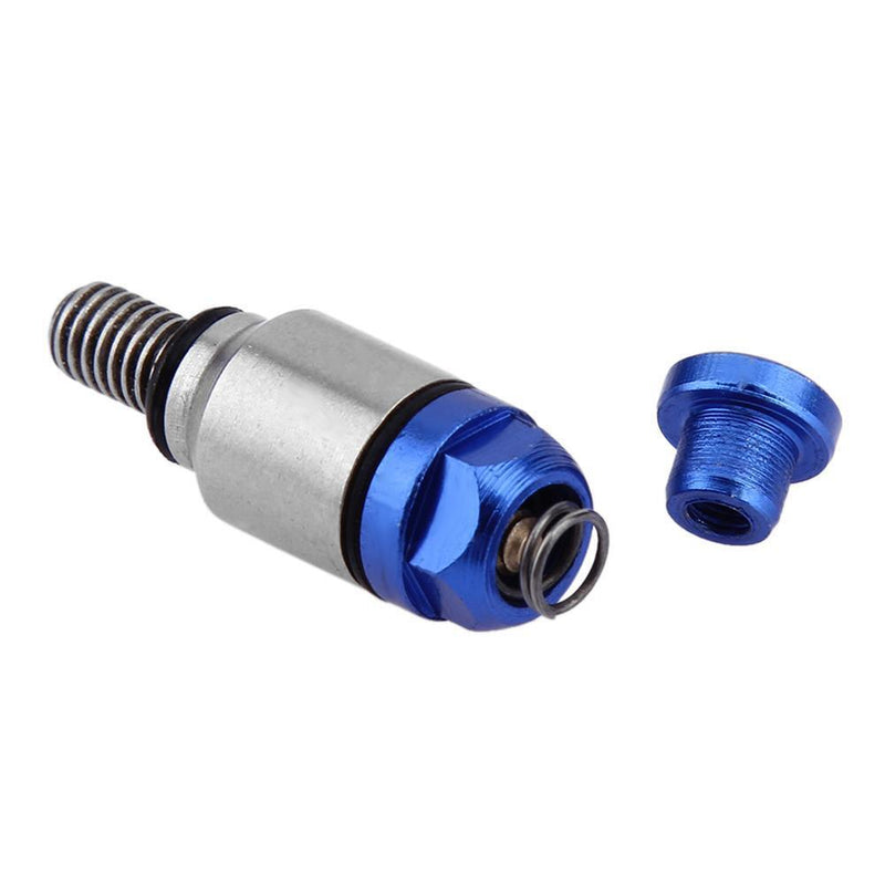 1 Pair M5x0.8mm Fork Air Bleeder Valves for Motocross Dirt Bike (Blue)