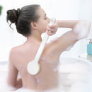 Body Brush Shower Scrubber Lotion Applicator Sponge Bath Back Brush Long Handle`