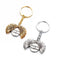 Women Fashion Flower Car Keyring You Are My Sunshine Pendant Sunflower Keychain