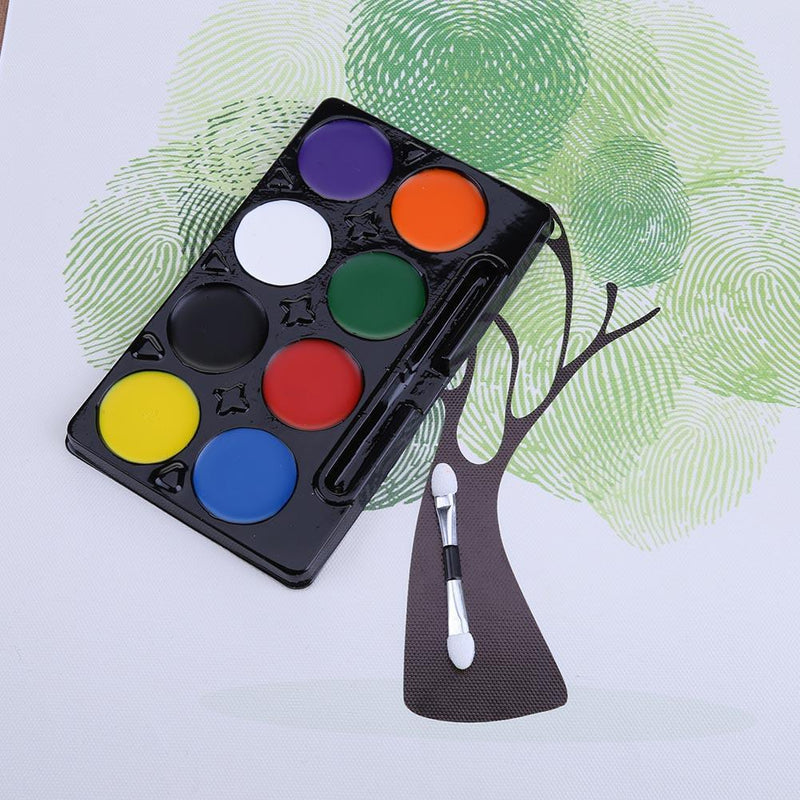 Creative Body Face Watercolor Paints Kid DIY Painting Pigments Tool(8 Color