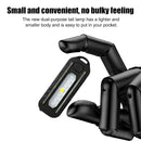 LED+COB+SMD MTB Bike Light USB Rechargeable Multifunction Warning Lamp (B) Newly