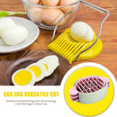 Multifunction Kitchen Egg Slicer Chopper Preserved Egg Cutter Mold (Green)