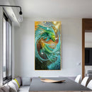 5D Diamond Painting Full Square Drill Cuddling Fish Mosaic Rhinestone Picture