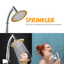 Adjustable High Pressure Water Saving Perforated Shower Head Set (6in) Newly