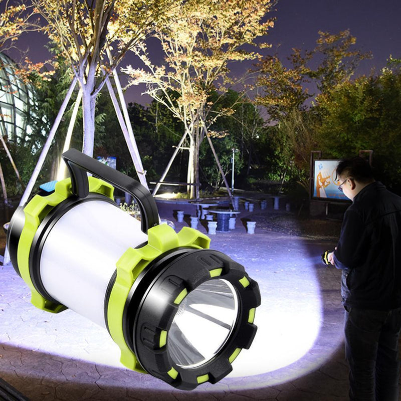 LED Camping Light 3600mAh Power Bank Flashlight IP44 Searchlight Emergency Torch