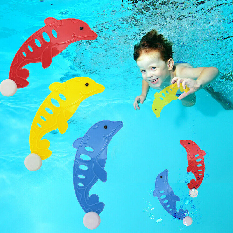 #A 3pcs Kids Swimming Pool Throwing Toys Diving Game Playing Underwater Toys