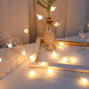 80LED Battery Box Ball String Light Christmas Party Decorative Lamp (10m)