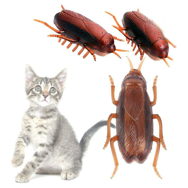Dog-Cat Interactive Electronic Cockroach Intelligence Activity Pet Toys I8P8