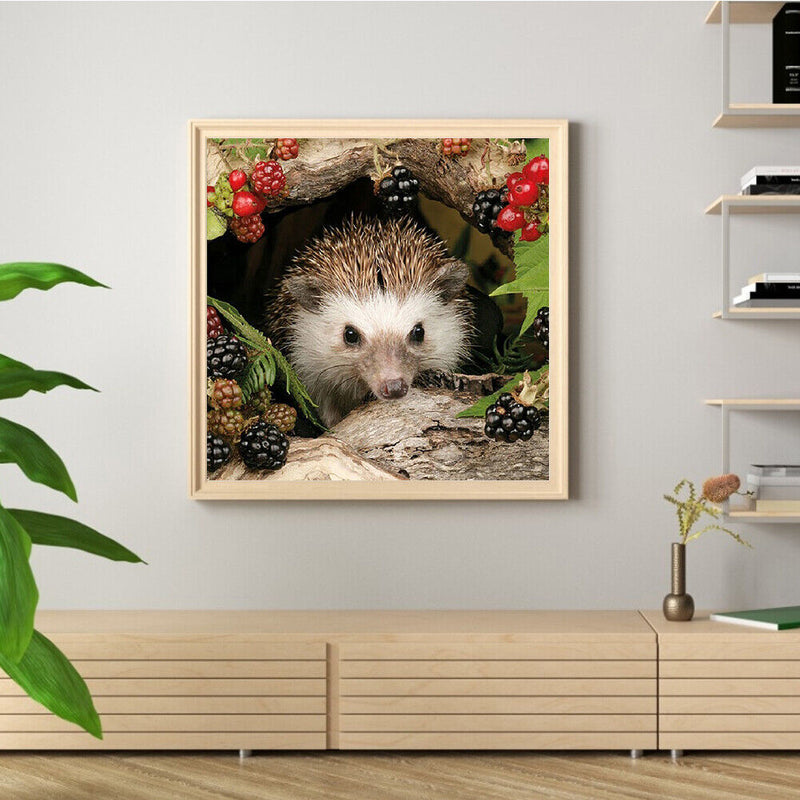 Oil Painting By Numbers Acrylic Handmade Little Hedgehog Digital Picture Decor