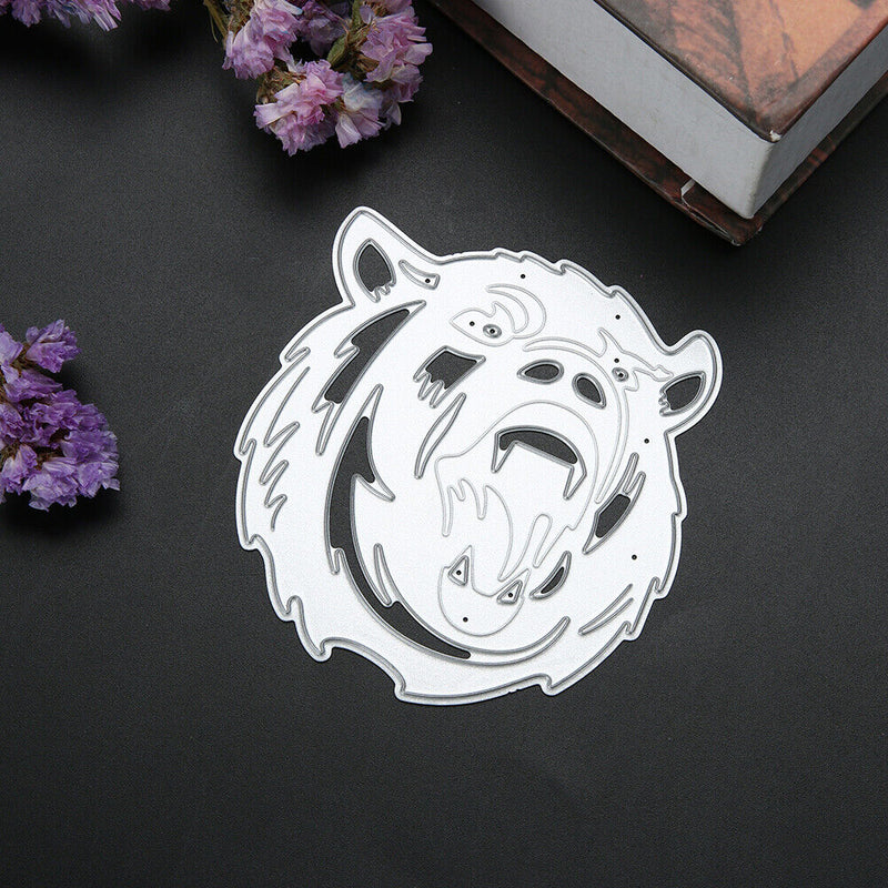 Tiger Head Scrapbooking DIY Handmade Craft Cutting Die-136402 UK