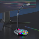 USB Microphone RGB Luminous Desktop Speech Professional Audio Microphones Newly