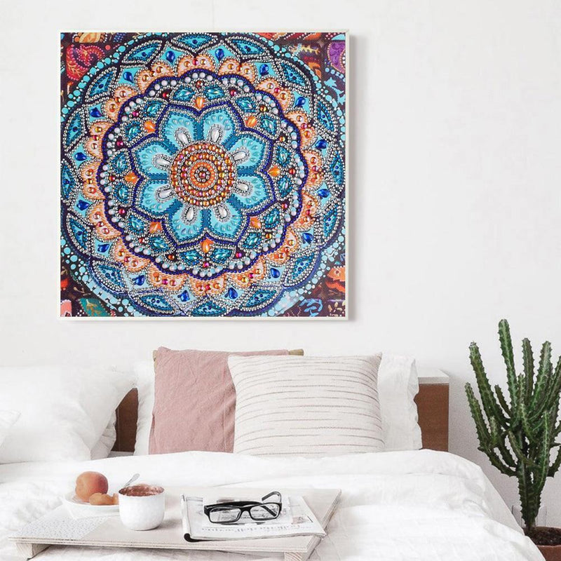 5D DIY Special Shaped Diamond Painting Mandala Cross Stitch Kits (DZ240) Newly