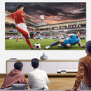 Portable 16 9 Metal Projector Screen 4K HD Anti Light Curtain (120 inch)