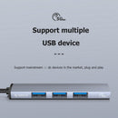 #A ORICO USB3.0 HUB Splitter 4 Ports USB Docking Station for Laptop PC Accessori