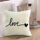 Romantic Love Pillowcase Home Sofa Throw Pillow Cover Car Cushion Case(4)