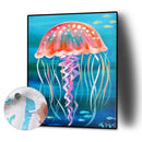 Marine Life Colouring Oil Canvas Pictures DIY Hand Painted Paint By Numbers Kit