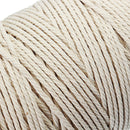 Beige Cotton Twisted Braided Cord Rope DIY Handmade Macrame String Wedding De