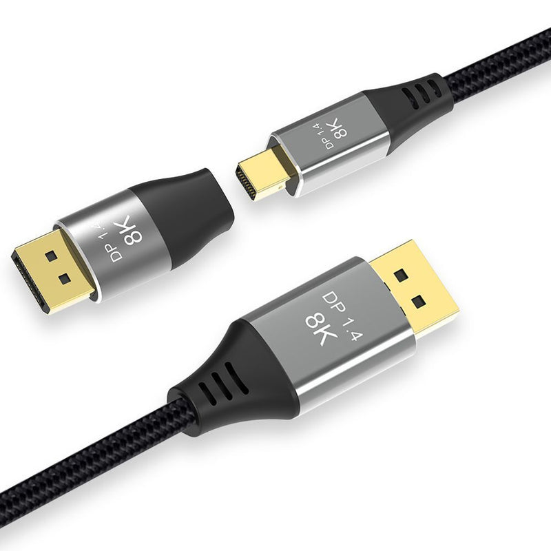 to Female UHD Extender DP to Mini DP Mini DP to Displayport 1.4 Cable Adapter