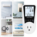 Digital LCD Power Meter Wattmeter Socket Kwh Energy Meter (US 120V 15A)