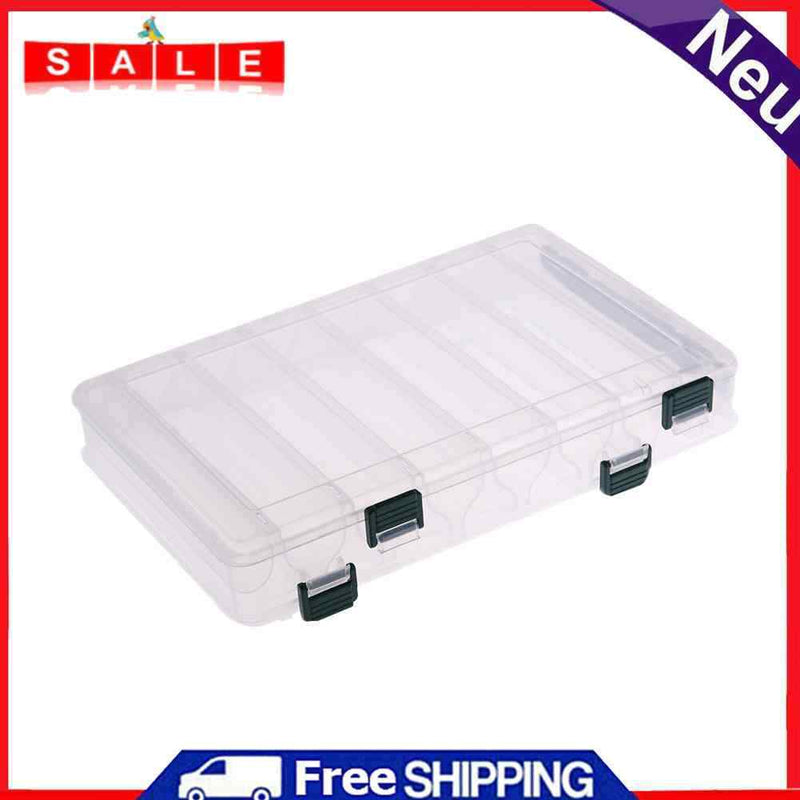 28CM *18.5CM * 5CM 14 Compartment Plastic Fishing Storage Boxes for Fishing Bait