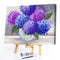 Colorful Flower Frameless Picture Oil Paint By Numbers Hand Painted Picture