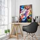 Girl Holding Rabbit 40x50cm Oil Paint By Numbers Picture DIY M730