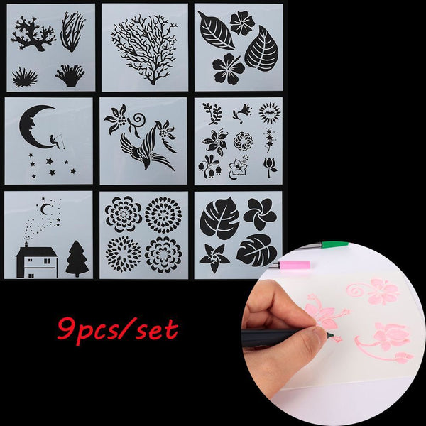 Decorative Layering Stencils Wall Painting Embossing Template Scrapbooking