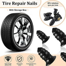 32x Car Vacuum Tire Repair Nail Motorcycle Tubeless Tyre Repair Rubber Nail SET