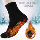 Heating Socks Mugwort Wormwood Clearing Damp Foot Warm Massage (Black) Newly