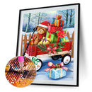 #A 5D DIY Diamond Drawing Christmas Series Full Round Drill Art Mosaic Rhineston