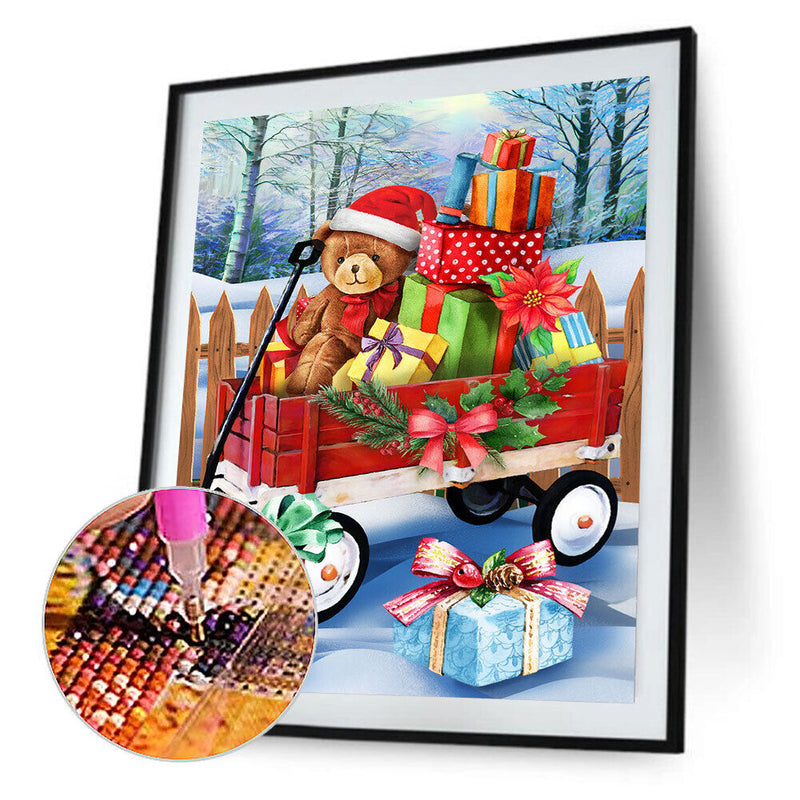 #A 5D DIY Diamond Drawing Christmas Series Full Round Drill Art Mosaic Rhineston
