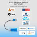 Video Capture Card HDMI-compatible to USB 4K 1080P Game Record (USB3.0)