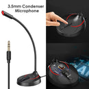 USB Gooseneck Cardioid Conference Microphone with Mute Switch for PS4 Computer