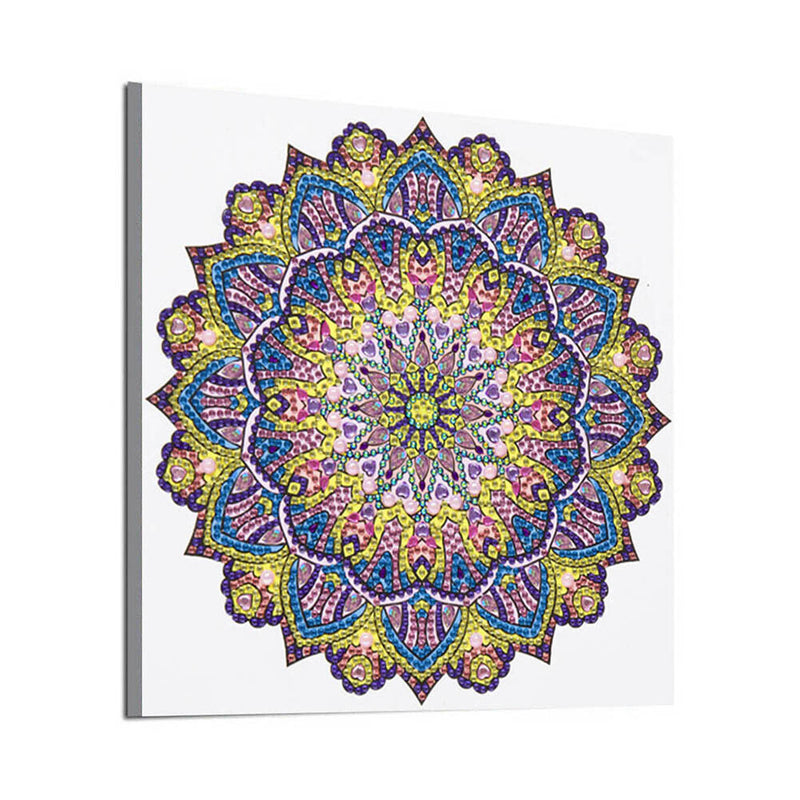 Partial Drill 5D Special Shape Diamond Painting Abstract Mandala Kit (X054)