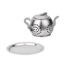 Stainless Steel Teapot Tea Leaf Infuser Tray Spice Strainer Herbal Filter Newly