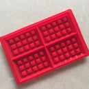 Silicone Waffle Mold Non-stick Waffle Baker Kitchen Bakeware Tool Oven (B)