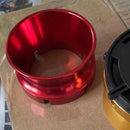 Burgundy Red Aluminium NAB Hub adapters for Studer Revox#