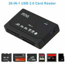 All in One 1 Memory Card Reader-USB External SD SDHC Mini Micro M2 MMC XD  hot.
