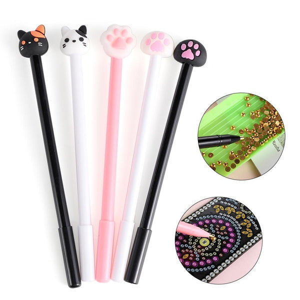 DIY Crafts Point Drill Pen Cat Claw Pens Cross Stitch 5D Diamond Painting