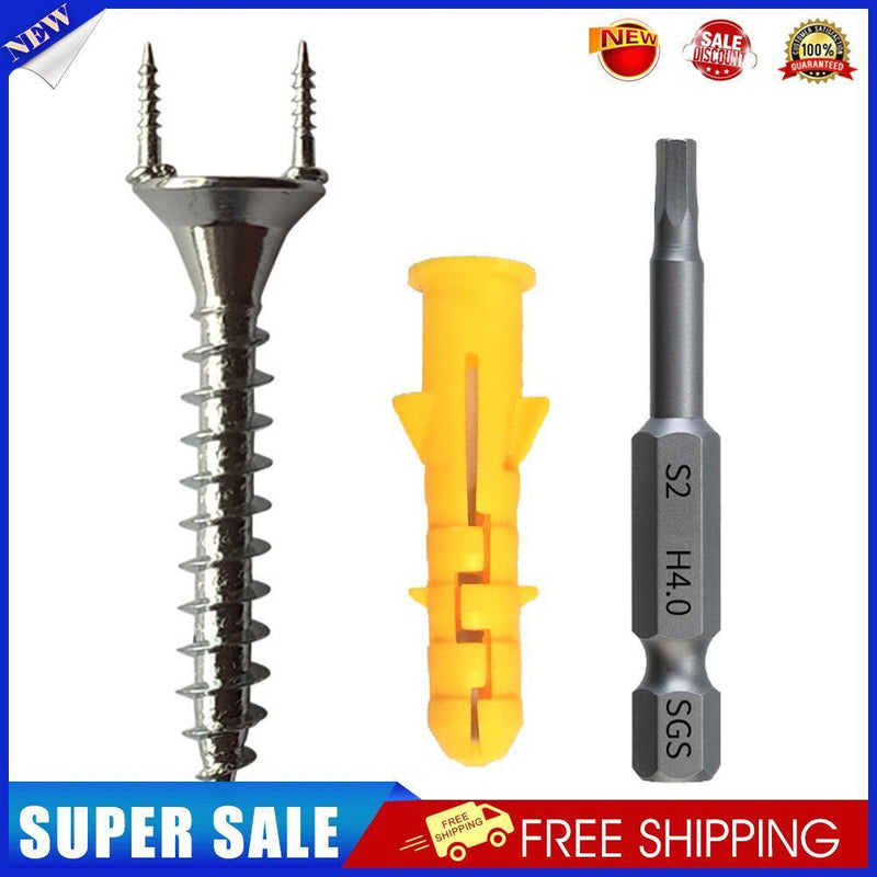 Double-headed Solid Wood Baseboard Skirting Seamless Nails Kits (35+7.5mm)