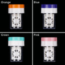 Rotatable Travel Glasses Holder Contact Lens Case Candy Color Soaking Box