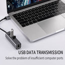 3 Ports USB 3.0 Splitter RJ45 USB HUB 1000Mbps Ethernet Adapter Expander
