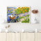 Sunflower Yard Oil Paint By Number DIY Coloring Picture Kits for Adults Children