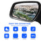 12pcs Anti-glare Car Stickers Waterproof Rearview Mirror Film for Driving Newly