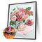 5D Diamond Painting Table Rose Full Round Rhinestone DIY Crafts Home Decorations
